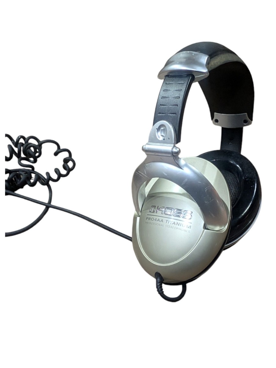 Koss Pro4AA Titanium Headphones - Corded - Great Condition ! | eBay