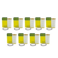 Mann Set of 9 Cartridge Engine Oil Filters For VW Audi 1.8L 2.0L L4 FI