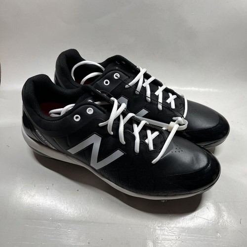 NEW New Balance Men's 4040v5 Metal Baseball Cleats Black Shoes L4040BK5 Size 13 - Picture 4 of 5