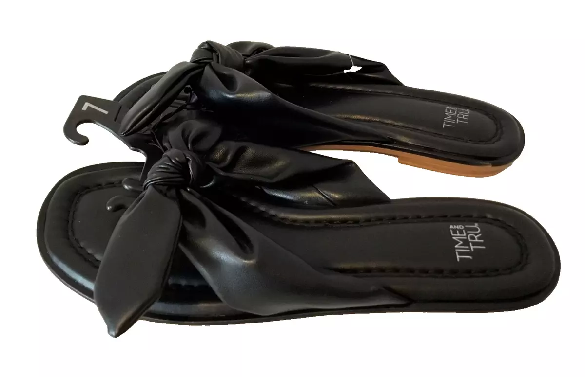 Time and tru store bow sandals