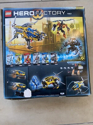 HERO C&N Lego Bionicle Hero Factory Drop Ship 7160 Comes With Box And