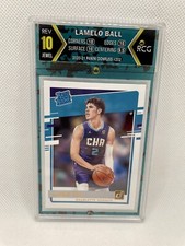 2020 Panini Donruss NBA Basketball LAMELO BALL Rated Rookie Graded 10