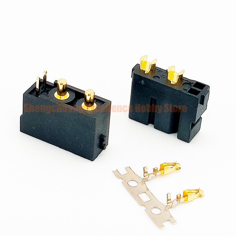 2 Pairs Amass XT30(2+2) Female XT30PB(2+2) Male Gold Plated Signal