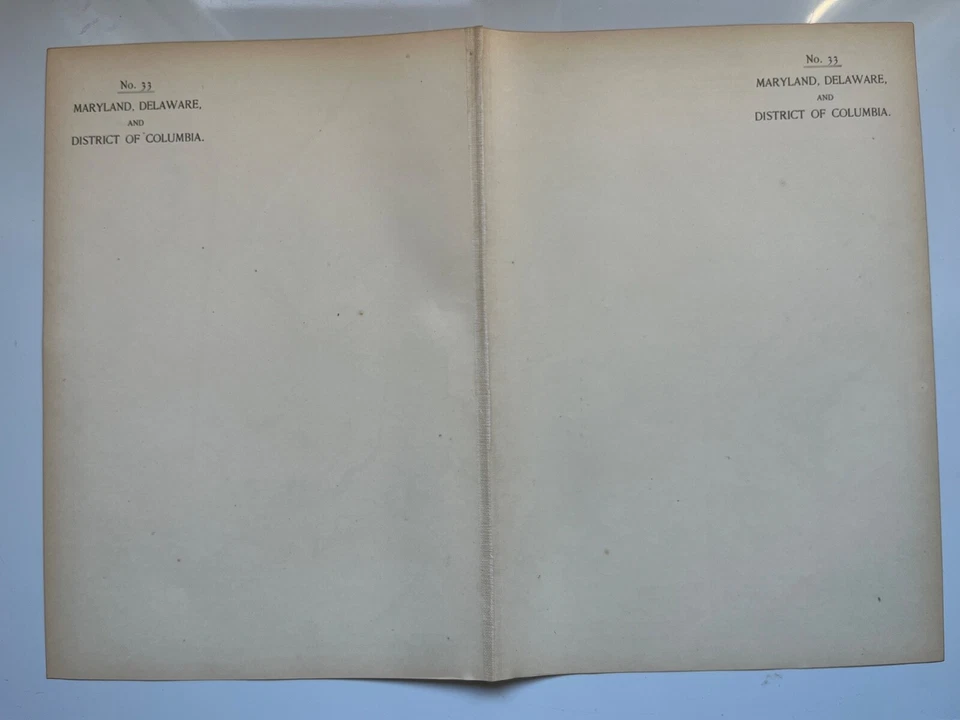 Map of Maryland Delaware District of Columbia United States Century Atlas 1907 - Image 4 of 4