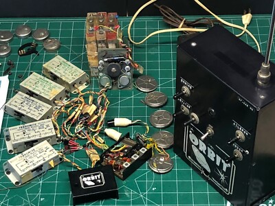 1960's Orbit 10 Ch reed R/C radio control system w/5Bonner Servos worked RARE 