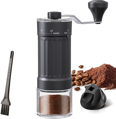 Kaffeemühle extern verstellbar manuell hochpräzise Keramikmühle 40 Grad