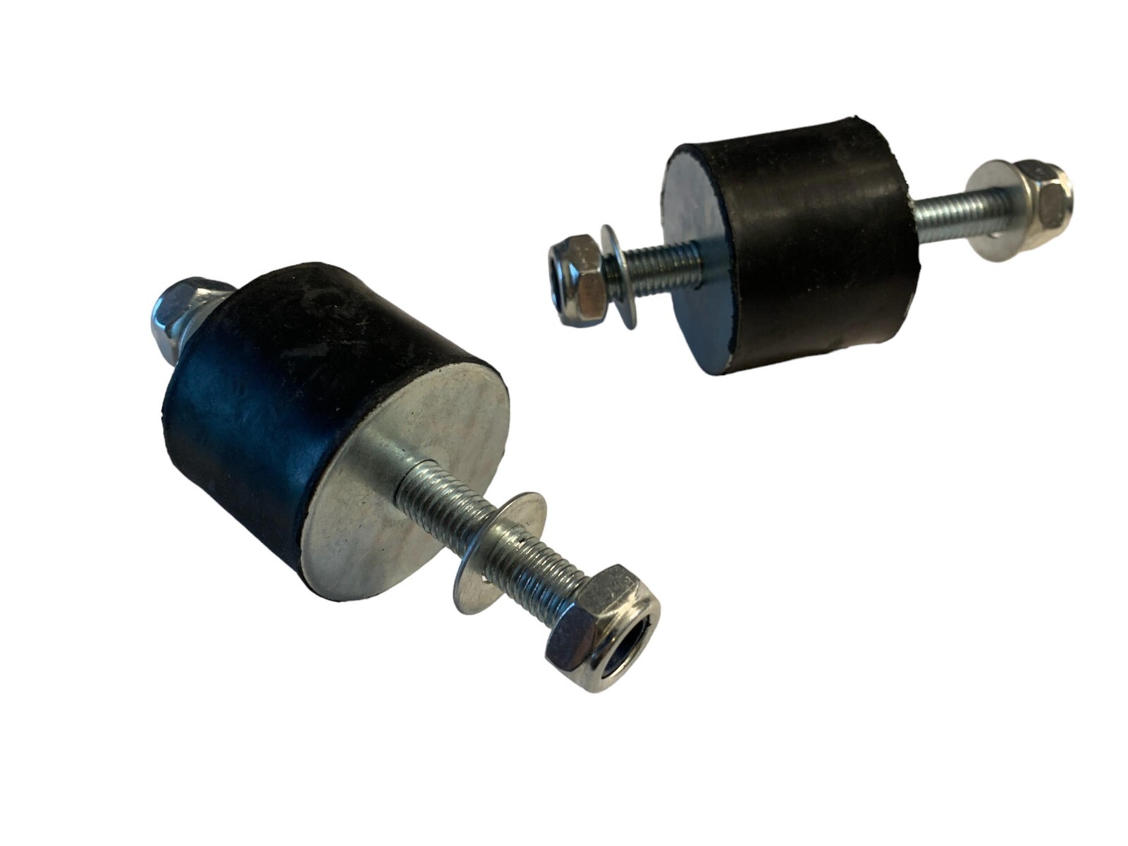 2PK Extreme Heavy Duty Rubber Foot Pad Anti Vibration 1.5" Thick 1.5" Diameter