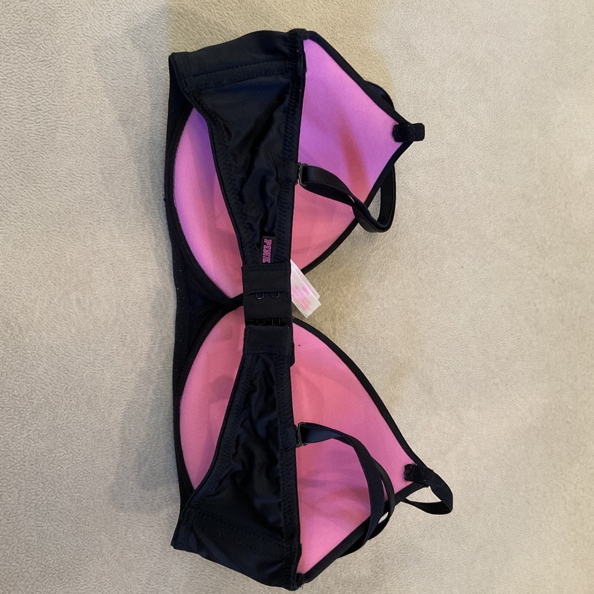 Victoria's secret bra 32D wireless wear everywhere black | eBay