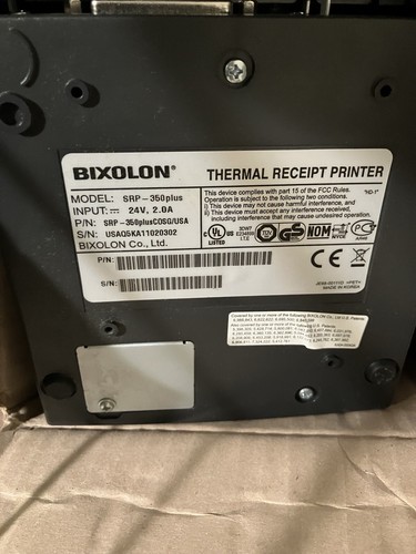BIXOLON SRP-350PLUSIIICOPG Thermal Receipt Printer - Parallel/USB/Ethernet Connectivity