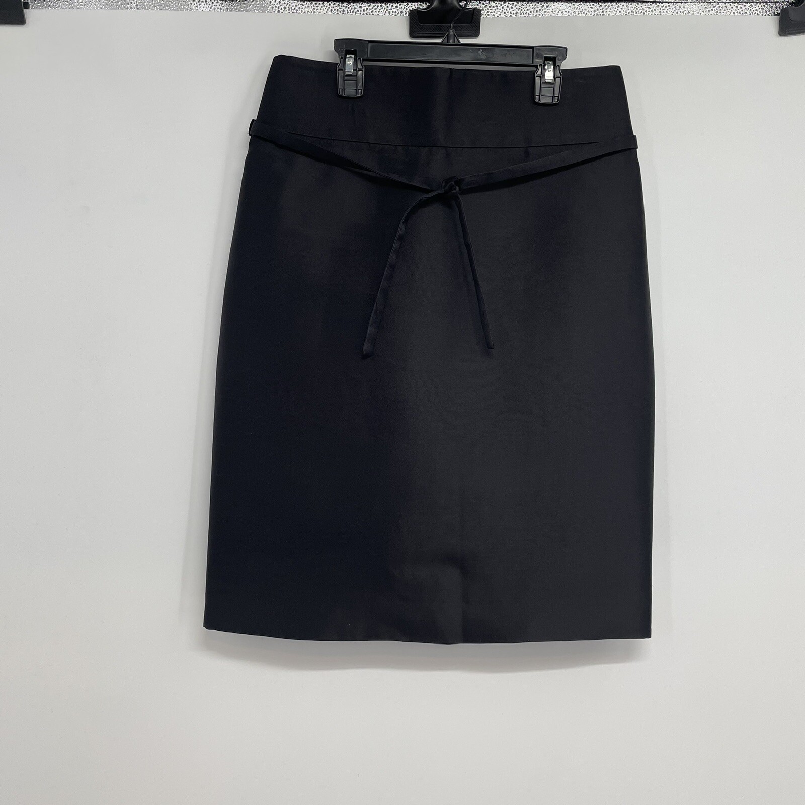 Gonna a matita Yves Saint Laurent Rive Gouche donna 42 misto lana di seta nera