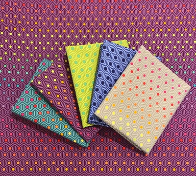 Tula's True Colors Hexies - 5 piece Fat Quarter Bundle