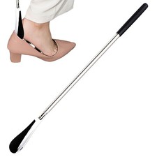 Shoe Horn Stainless Steel Shoe Horn Long Handle Shoe Horns with Anti-slip Handle