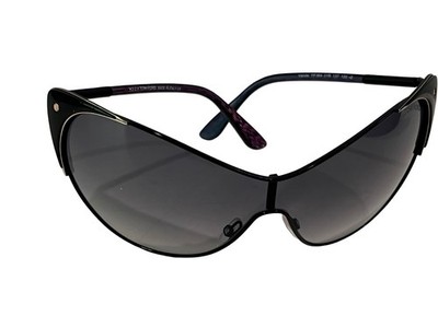 Authentic TOM FORD Vanda TF364 01B Black Grey Cat Eye Women's Sunglasses