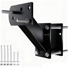 Spare Tire Mount Bracket 120LBS Capacity Fits 4-5 Lug Wheels 3.94-4.72" - Easy