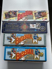 1989 1990 1991 1992 Donruss Baseball FACTORY SEALED Sets