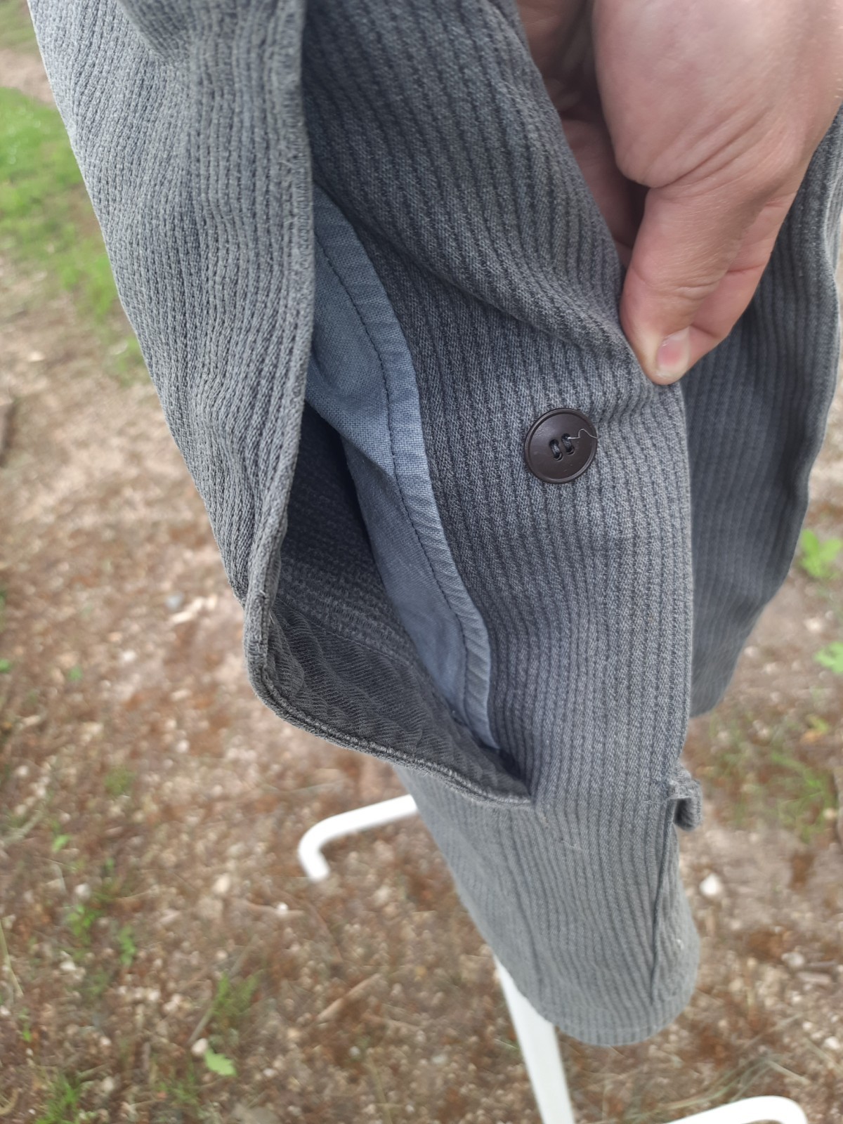 old hunting jacket ribbed cotton maquignon moleskin peasant Dumont D’urvil