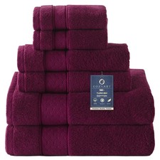 Luxury 6-Piece Turkish Cotton Bath Towel Set Soft  Absorbent