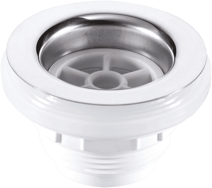 McAlpine BSW10 1.5"" Backnut Bath Waste: 70mm Stainless Steel Flange x 1.5"" Tail