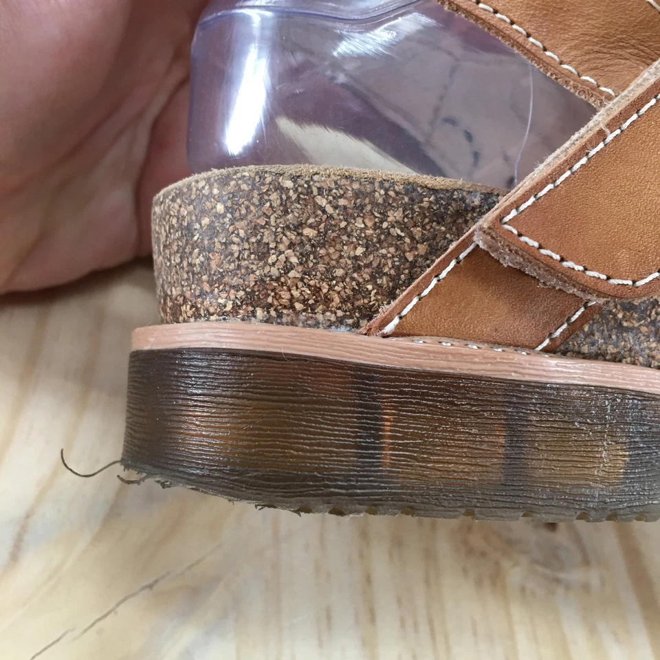 L'Artiste Spring Step Sandals Womens 35 Samya Slingback Brown Floral Casual Flat - Image 4 of 4