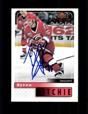Byron Ritchie NHL USA Upper Deck Traiding Card Original Sign. + A 251030
