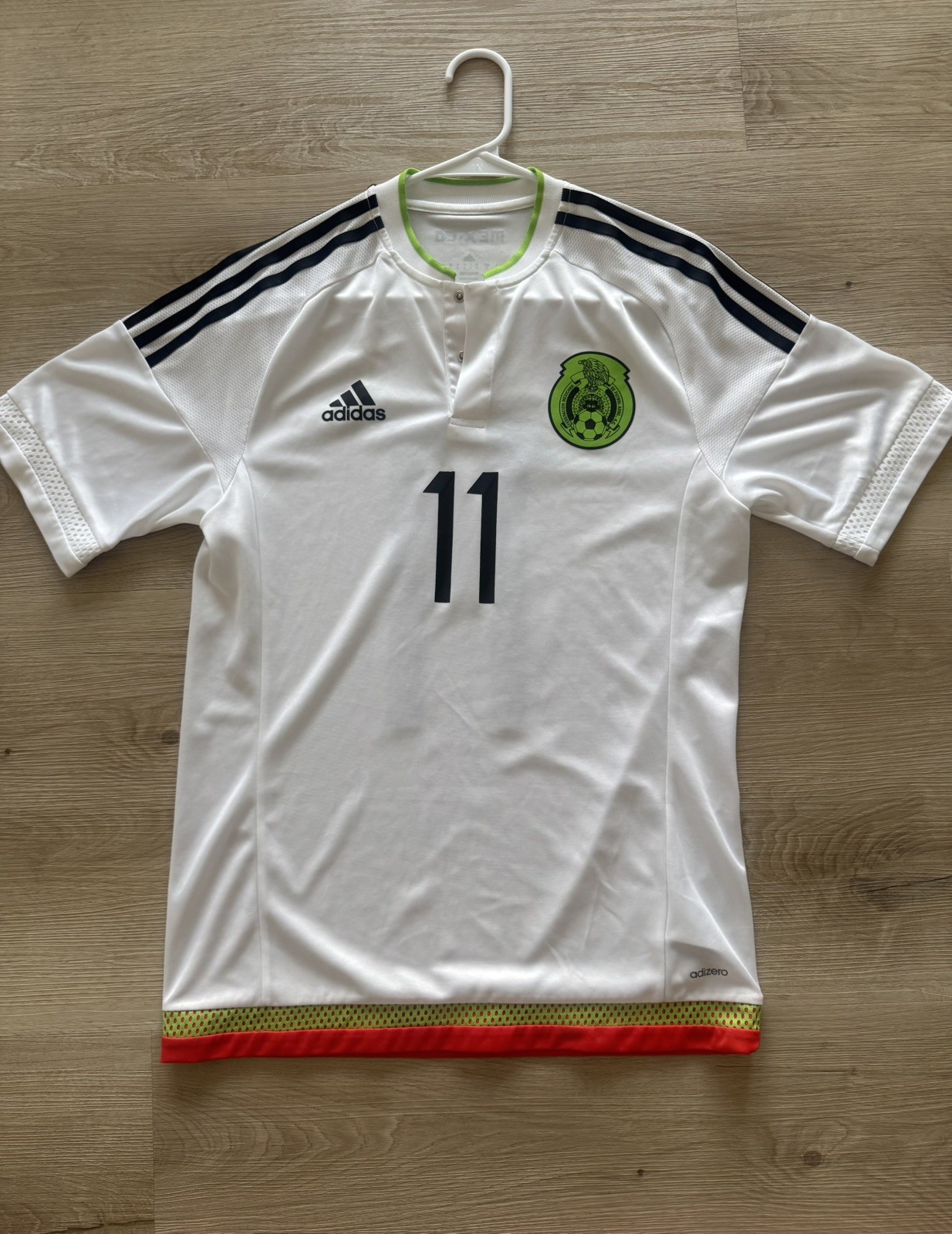 Adidas Mexico 2015-2016 Away Jersey Carlos Vela Player Issue Utileria
