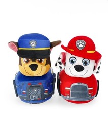 Paw Patrol Marshall Chase Toddler Boy Size 9-10 Plush Slip-on Slippers