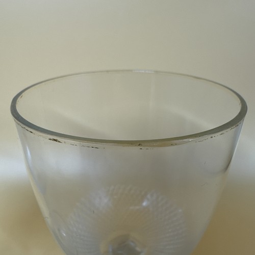 Moser Royal Claret Wine Glasses Set Of 4 24K Gold Trim Diamond Mesh Pattern 5”H - Afbeelding 11 van 19