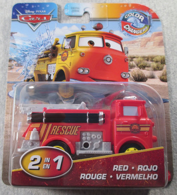 RED - Sealed Color Changers (2 in 1) - Disney Pixar Cars - Mattel