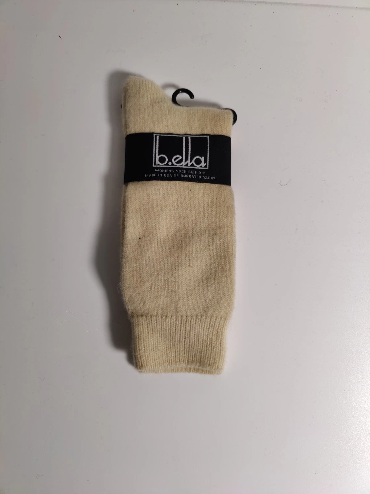 b.ella - Woman's socks - yellow - 82% cashmere blend - Made in USA**N3**