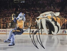 Gnash Signed 8x10 Photo! Nashville PREDATORS Mascot! W/COA