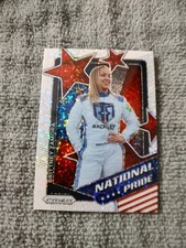 Brittney Zamora 2021 Prizm NASCAR Rookie National Pride White Sparkle #NP11