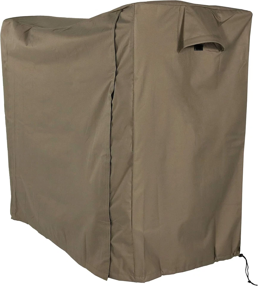 Cubierta para estante de leña de 4 pies - poliéster resistente a la intemperie Foto 3 de 4