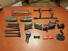 Vintage Gi Joe 1983 Dragonfly Helicopter Parts Lot