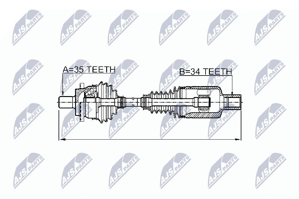 Left Front Drive Shaft For Mercedes E Class 2113301701 - Image 12