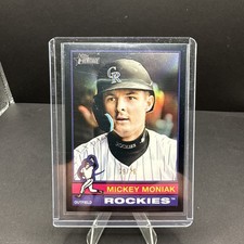 2025 Topps Heritage High Number - Mickey Moniak - Chrome Black /76 Color Match