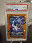 2022 Panini Prizm Football Orange Ice Kayvon Thibodeaux #370 PSA 10