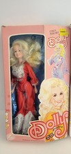 EG Box 1978 Dolly Parton Doll "I will always love you" flaming Red Jumpsuit NICE