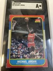 1986 Fleer Michael Jordan Rookie #57 Card SGC A Certified Genuine