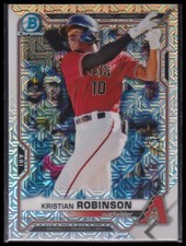 2021 Bowman Kristian Robinson Chrome Prospects Mojo Refractor   BCP-136