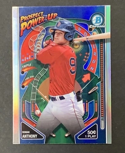 2024 Bowman Roman Anthony “Prospect Power Up” Boston Red Sox Rookie Card PP-13