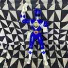 Vintage 1994 Blue Mighty Morphin' Power Ranger Karate Chop Action Figure Bandai