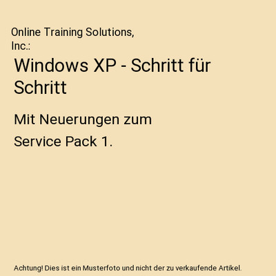 Windows XP - Schritt für Schritt: Mit Neuerungen zum Service Pack 1., Online Tr