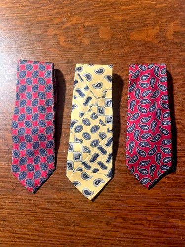 Robert Talbott - Lot of 3 Designer Silk Necktie Ties