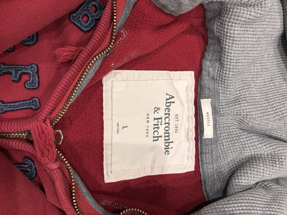 Abercrombie & Fitch Chaqueta Sudadera con Capucha L Mujer Ver Mensaje Foto 3 de 4