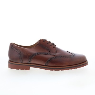 T.B. Phelps 8002-9-100 Mens Brown Oxfords & Lace Ups Wingtip & Brogue Shoes 9