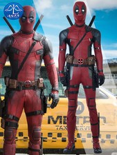 Deadpool 3 Jumpsuit Cosplay Costume Wade Wilson Accessories Halloween Suit Lot
