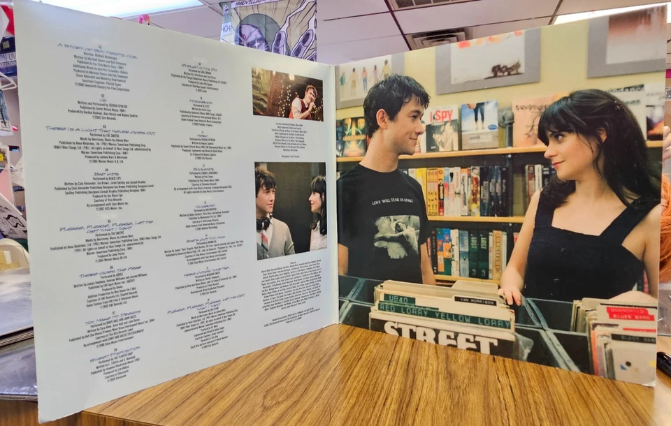 500 Days Of Summer Used NM VG+ RARE Translucent Yellow Colored Vinyl X2 LP 2009 - Image 3 of 4