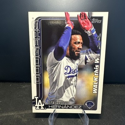 2025 Topps Series 1 - Walk this Way Teoscar Hernandez #WTW-19 LA Dodgers