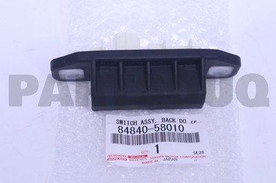 8484058010 Genuine Toyota SWITCH ASSY, BACK 84840-58010 | eBay