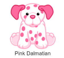 Webkinz Classic Pink Dalmatian Code Only  messaged 